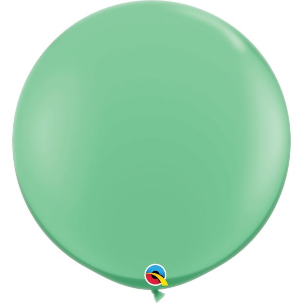 Jumbo 90cm Round Wintergreen Latex Helium Balloon