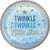 Blue Twinkle Twinkle Little Star Dinner Plates