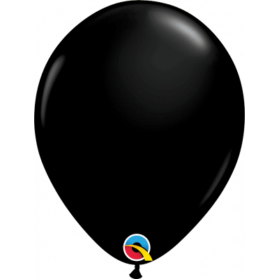 Standard Black Latex Helium Balloon - Party Affair