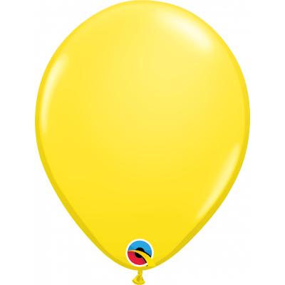 Standard Yellow Latex Helium Balloon - Party Affair
