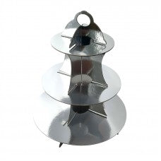 Silver Cup Cake Stand