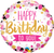 Happy Birthday To You Pink & Gold Foil Balloon