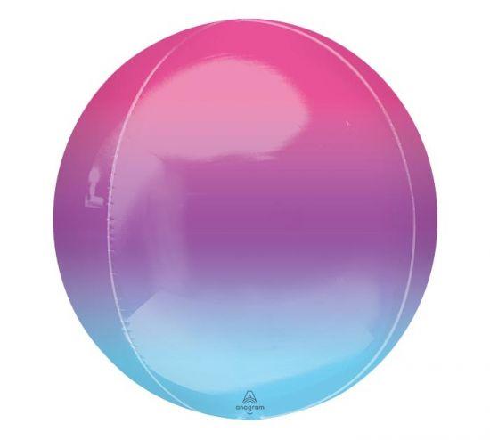 Purple & Blue Ombre Orbz Foil Balloon - Party Affair