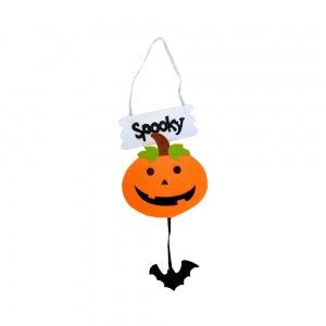 Hanging Spooky Pumpkin Sign - Party Affair