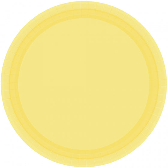 Yellow Sunshine Paper Dinner Plates