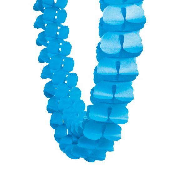 Electric Blue Paper Honeycomb Garland - Party Affair