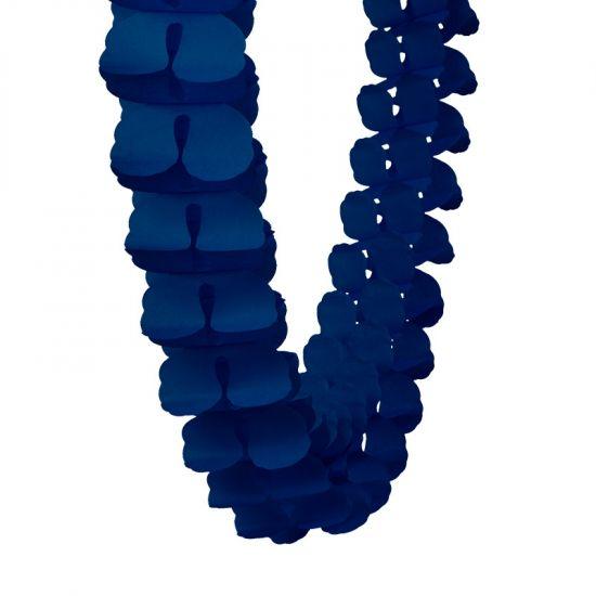 Navy Blue Paper Honeycomb Garland - Party Affair