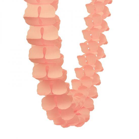 Peach Paper Honeycomb Garland - Party Affair