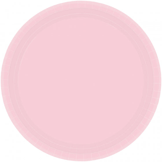 Blush Pink Paper Dinner Plates