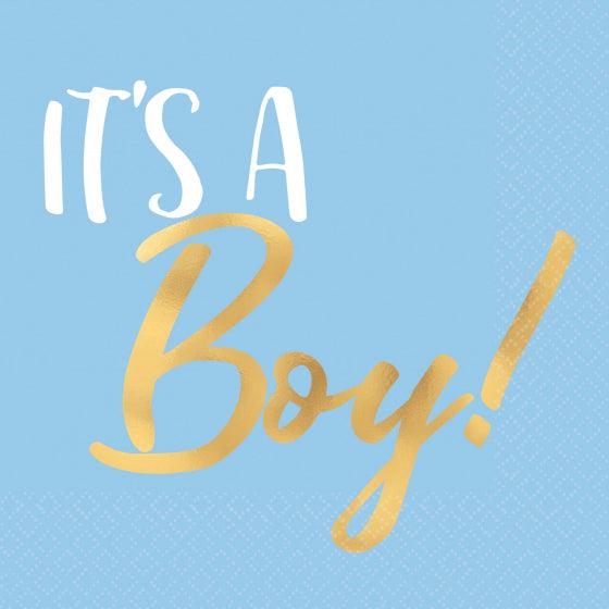 It's A Boy! Cocktail Napkins - Party Affair