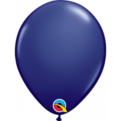Navy Blue Latex Helium Balloon