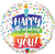 Happy Birthday To You Rainbow Cake Foil Balloon