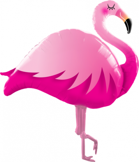 Pink Flamingo Foil Balloon Shape