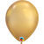 Chrome Gold Latex Helium Balloon