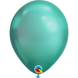 Chrome Green Latex Helium Balloon - Party Affair