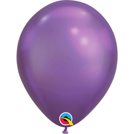 Chrome Purple Latex Helium Balloon - Party Affair