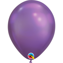 Chrome Purple Latex Helium Balloon