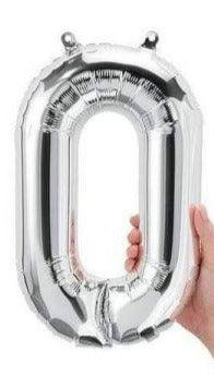 Air Filled Junior 0 Silver DIY Foil Balloon - Party Affair