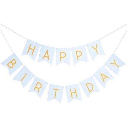 Blue Happy Birthday Bunting - Party Affair