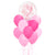 Lots of Pink Confetti Mini Jumbo Balloon Bouquet