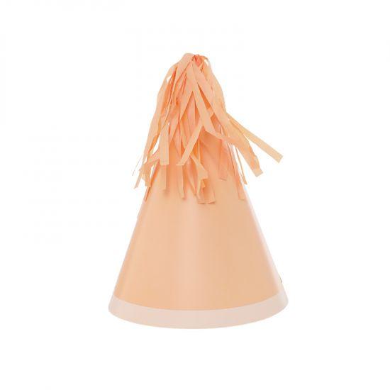 Peach Tassel Topper Party Hats - Party Affair