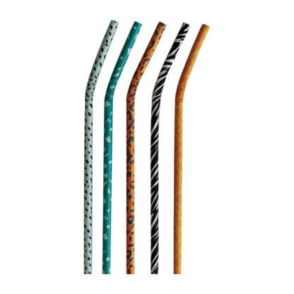 Jungle Flexible Paper Straw Mix - Party Affair