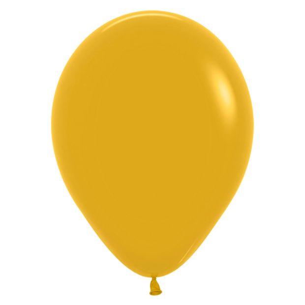 Standard Wattle Gold Latex Helium Balloon - Party Affair