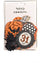 Black & Orange Glitter Halloween Confetti Scatter
