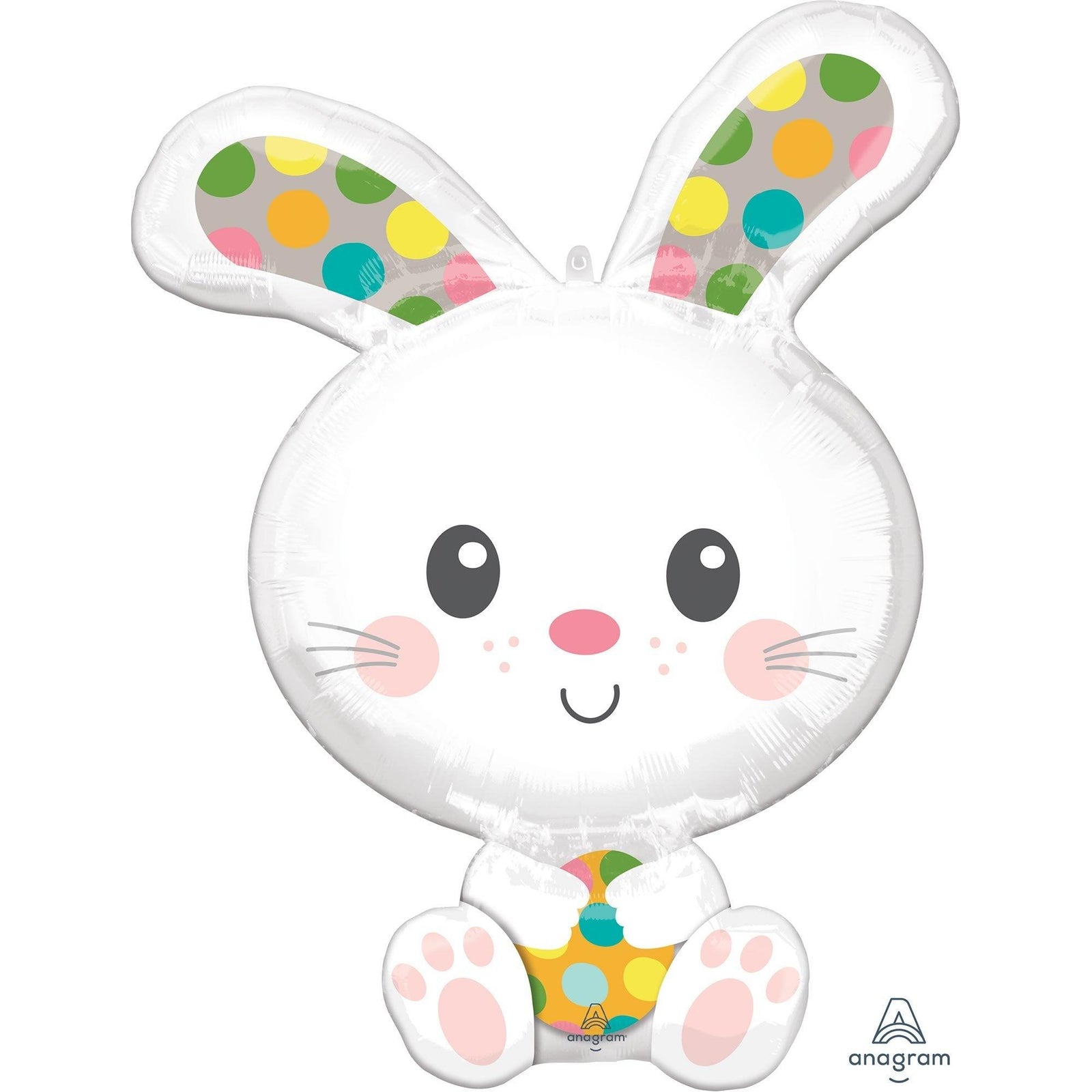 Easter Spotted Bunny Foil Balloon Shape - Party Affair