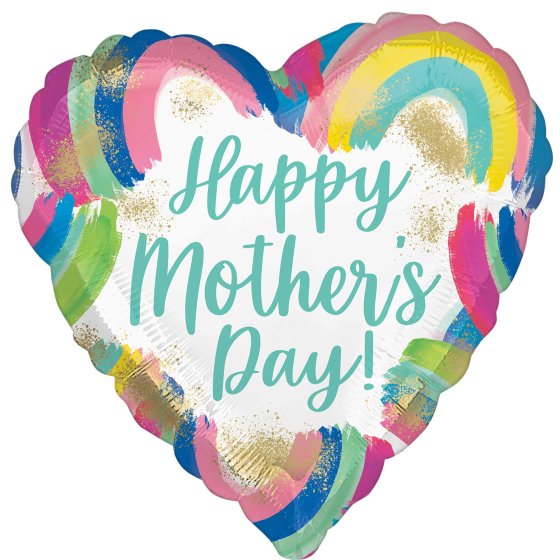 Painted Rainbow Happy Mother's Day Foil Balloon