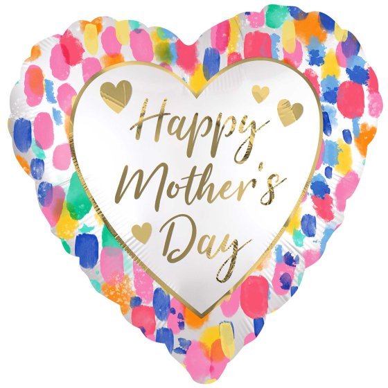 Colourful Watercolour Happy Mother's Day Foil Balloon