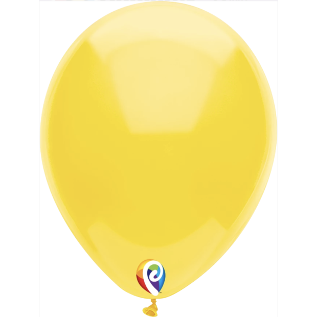Standard Yellow Latex Balloons - 25