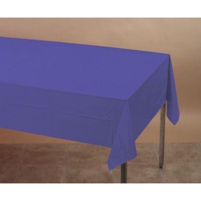 Purple Plastic Rectangular Table Cover - Party Affair