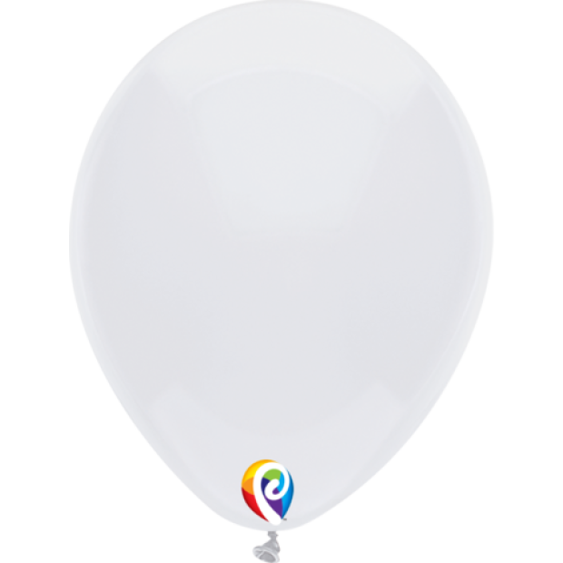 Standard White Latex Balloons - 25