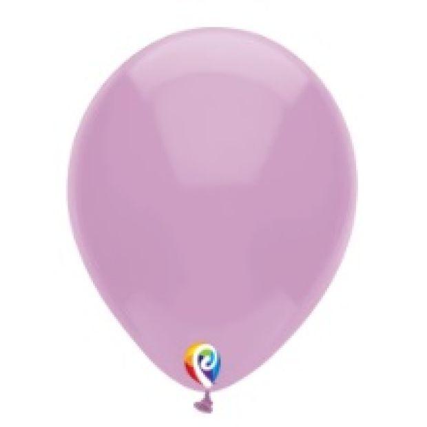 Lilac Latex Balloons - Pack 25 Flat - Party Affair