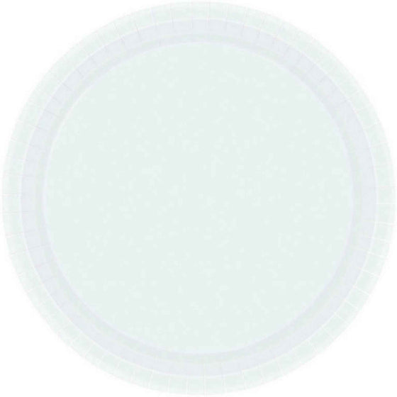 Frosty White Paper Dinner Plates - FSC Mix