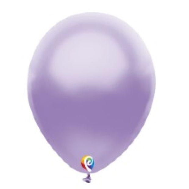 Pearl Lilac Latex Balloons - Pack 25 Flat - Party Affair