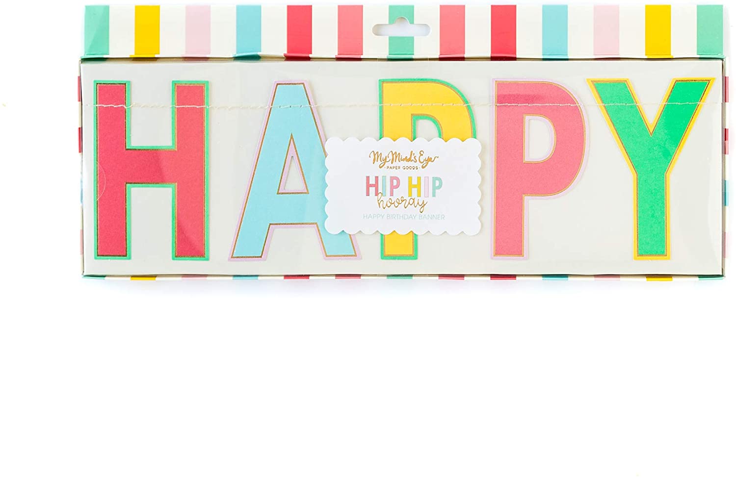 Hip Hip Hooray Happy Birthday Banner