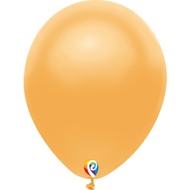 Metallic Gold Latex Balloons - Pack 25 Flat - Party Affair