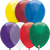 Dark Pearl Assorted Latex Balloons - 25 