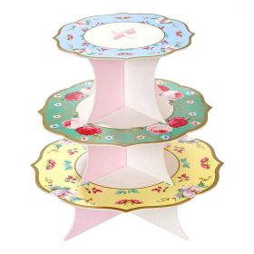 Three Tier Reversible Cup Cake Stand