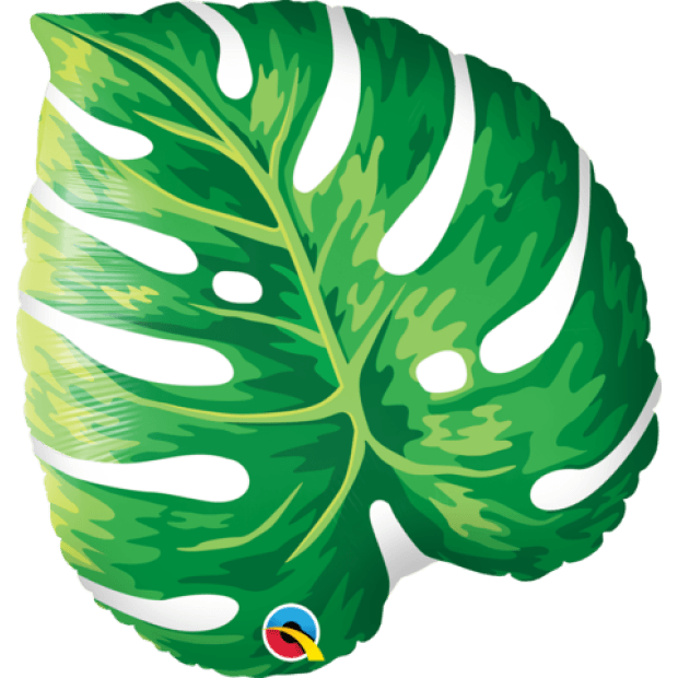 Tropical Philodendron Leaf Foil Balloon Shape - Party Affair