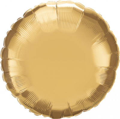 Chrome Gold Round Foil Balloon