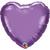 Purple Heart Shaped Foil Balloon