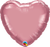 Chrome Mauve Heart Foil Balloon