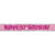 Pink & Silver Glitz Happy 80th Birthday Foil Banner