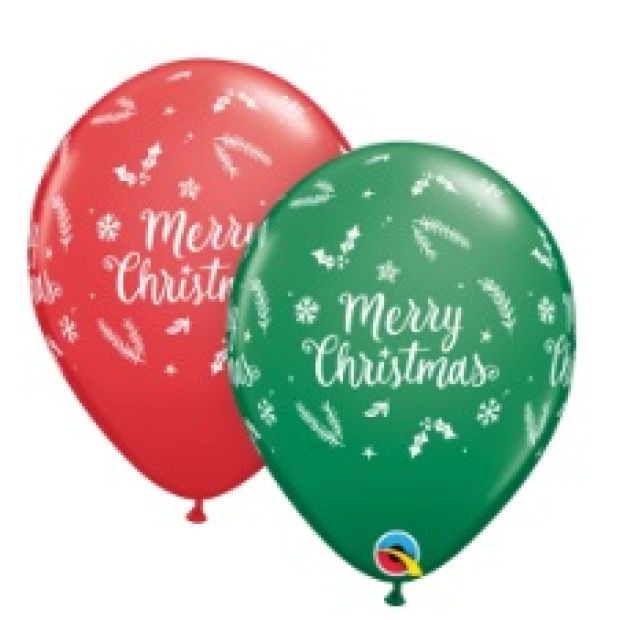 Christmas Evergreen Latex Helium Balloon 
