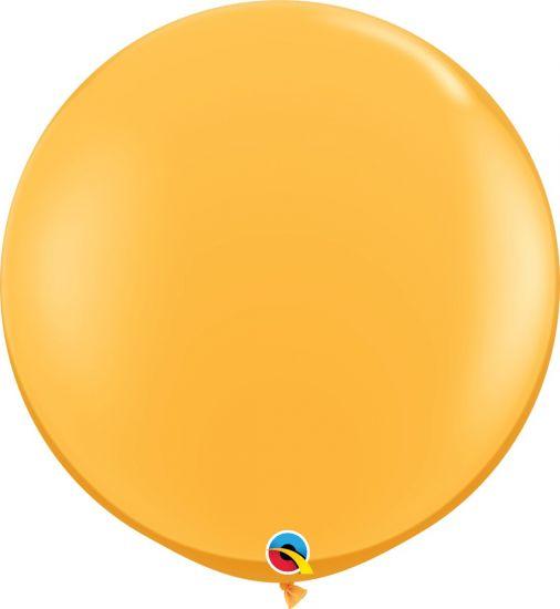 Jumbo 90cm Round Goldenrod Latex Helium Balloon 