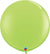 Jumbo 90cm Round Lime Green Latex Helium Balloon 