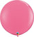 Jumbo 90cm Round Rose Pink Latex Helium Balloon 